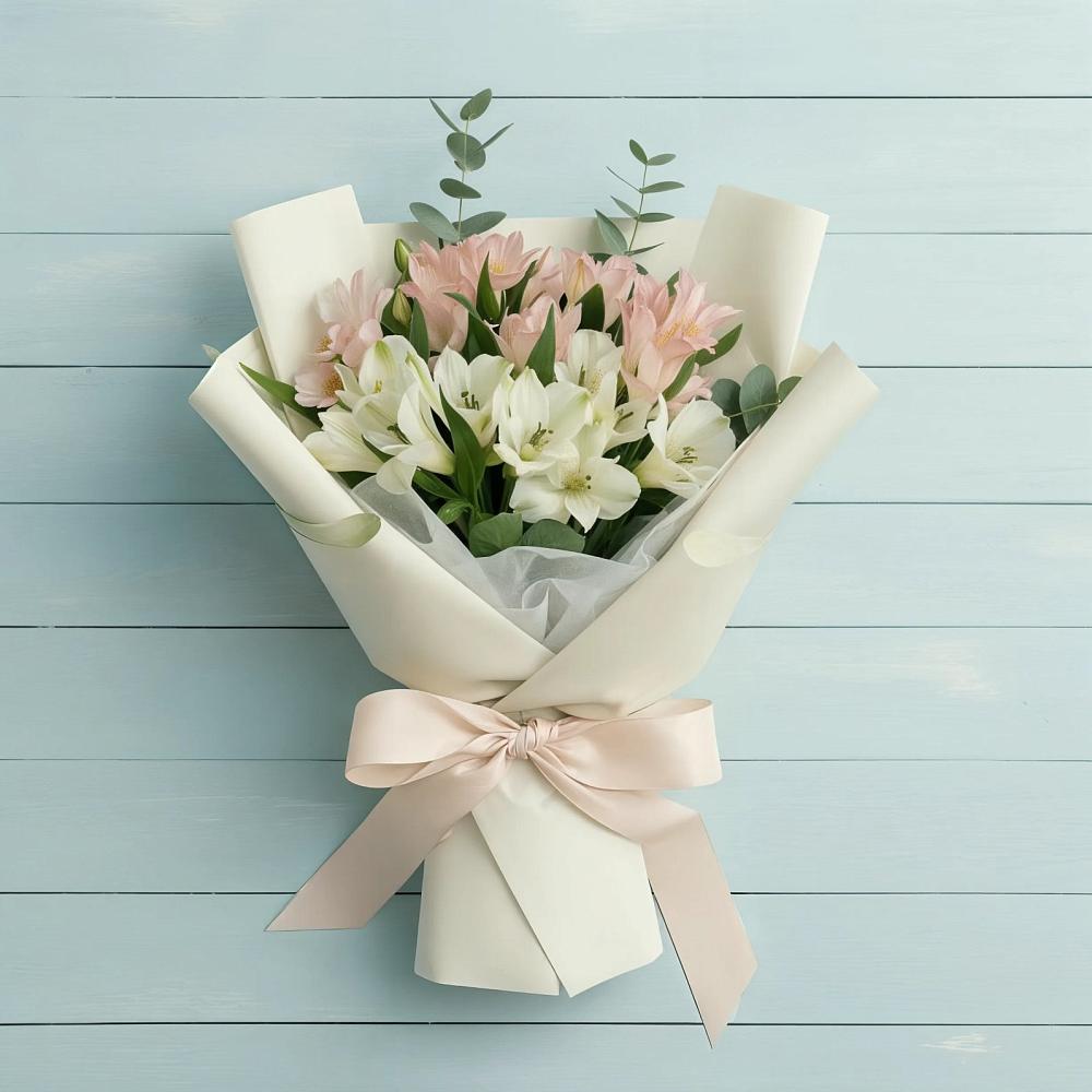 Букет цветов из: Альстромерии в Красносельском