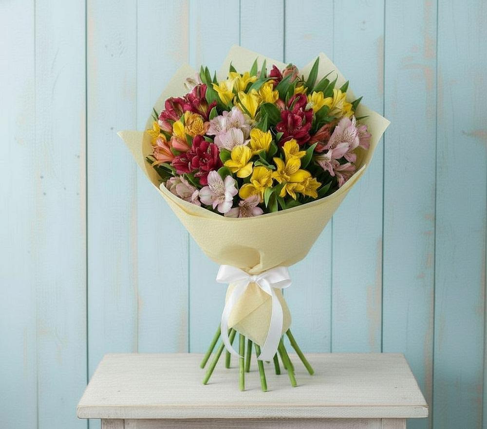 Букет цветов из: Альстромерии в Красносельском